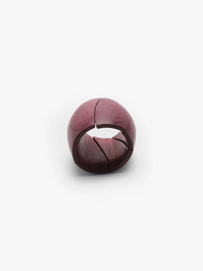 Pavana bracelet: amaranth wood