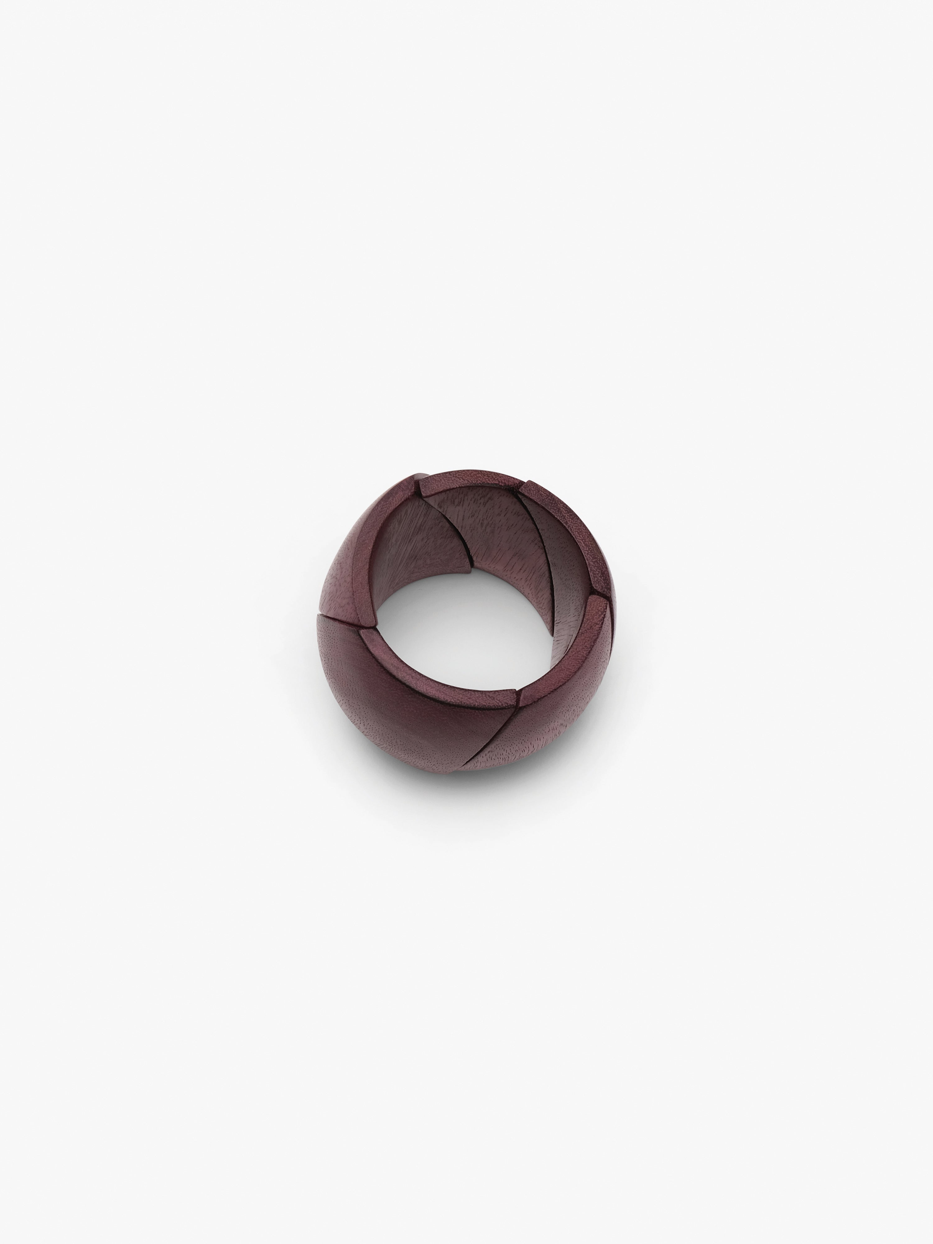 Pavana bracelet: amaranth wood