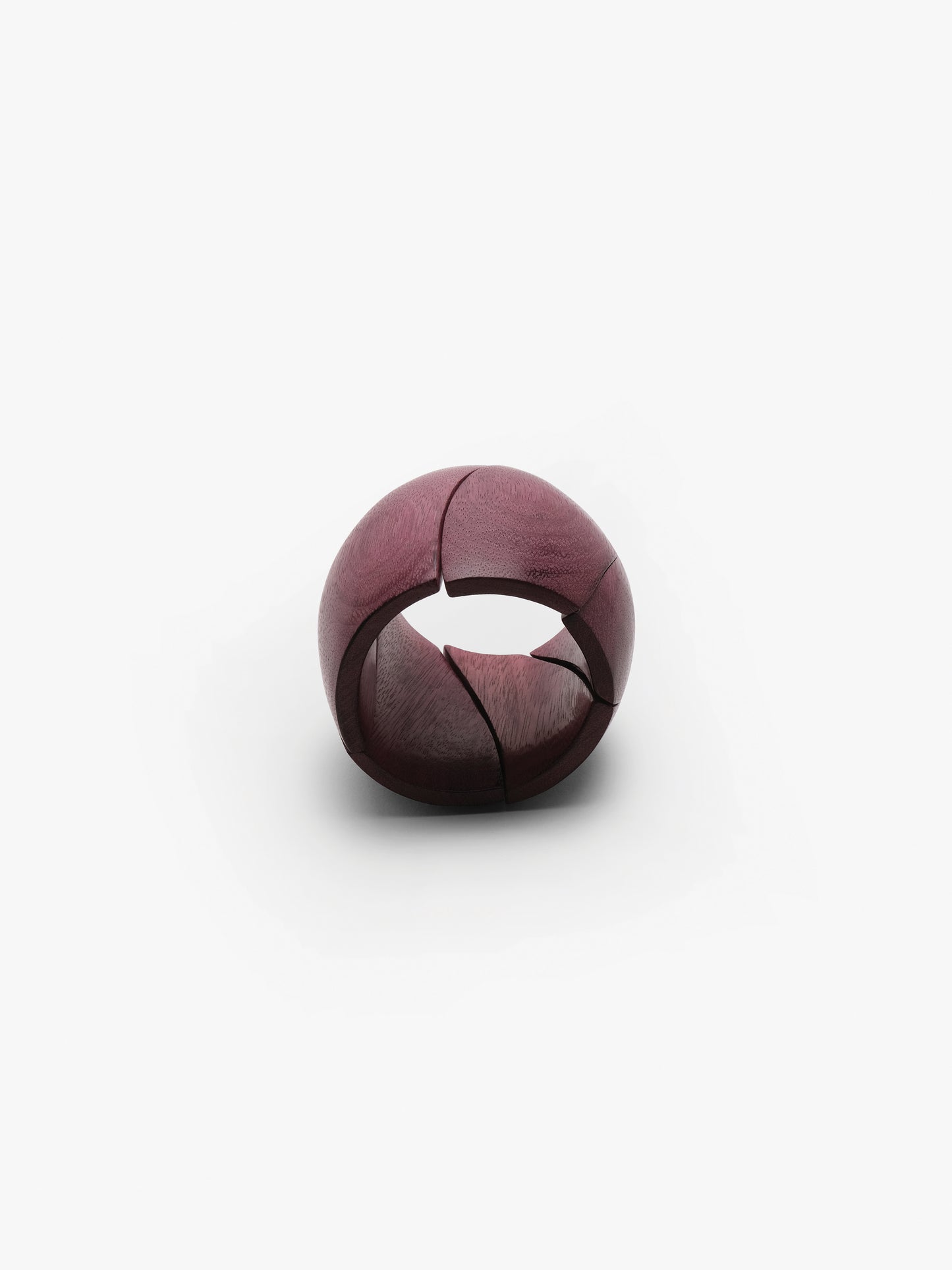 Pavana bracelet: amaranth wood