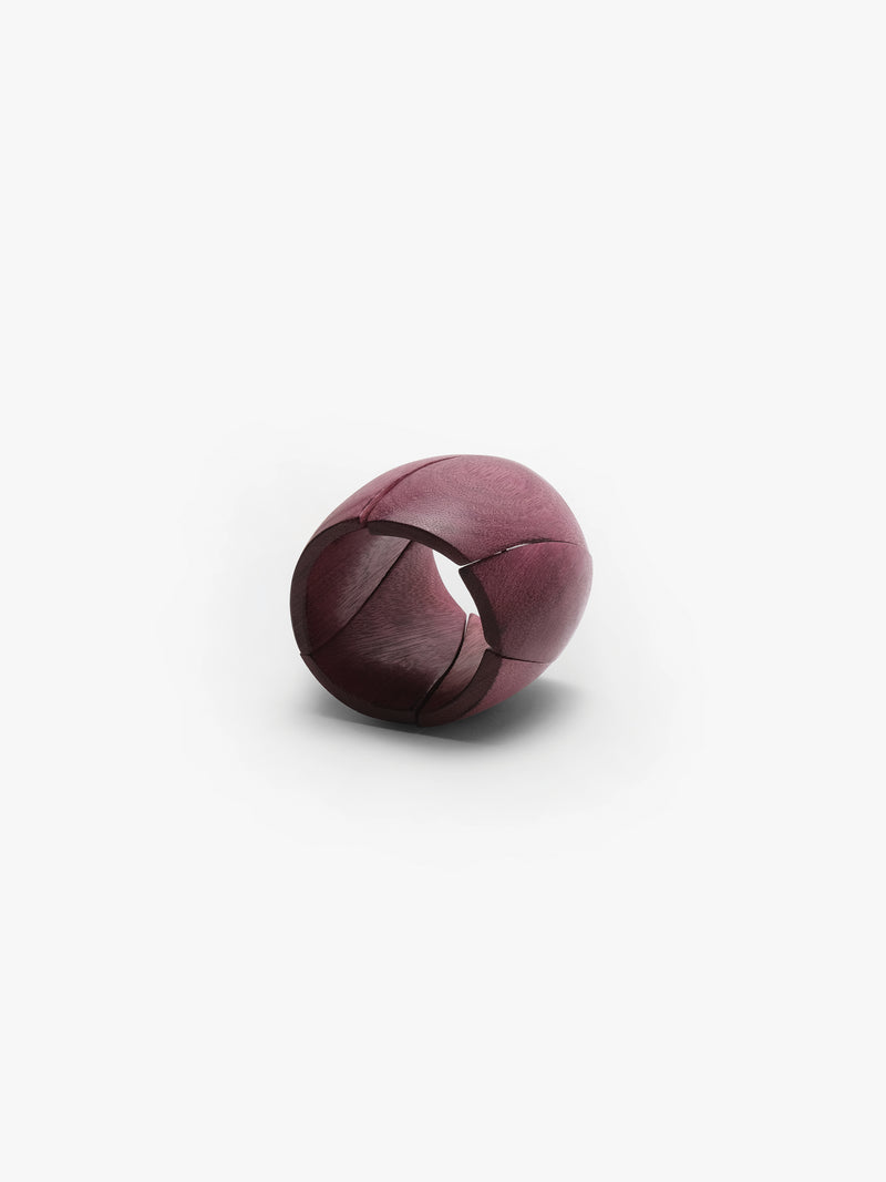 Pavana bracelet: amaranth wood
