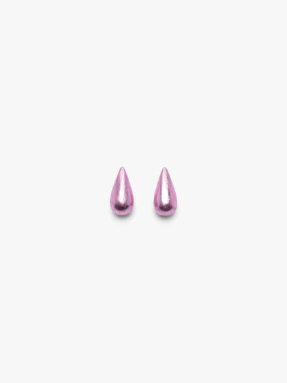 Nia earrings: clear greencast