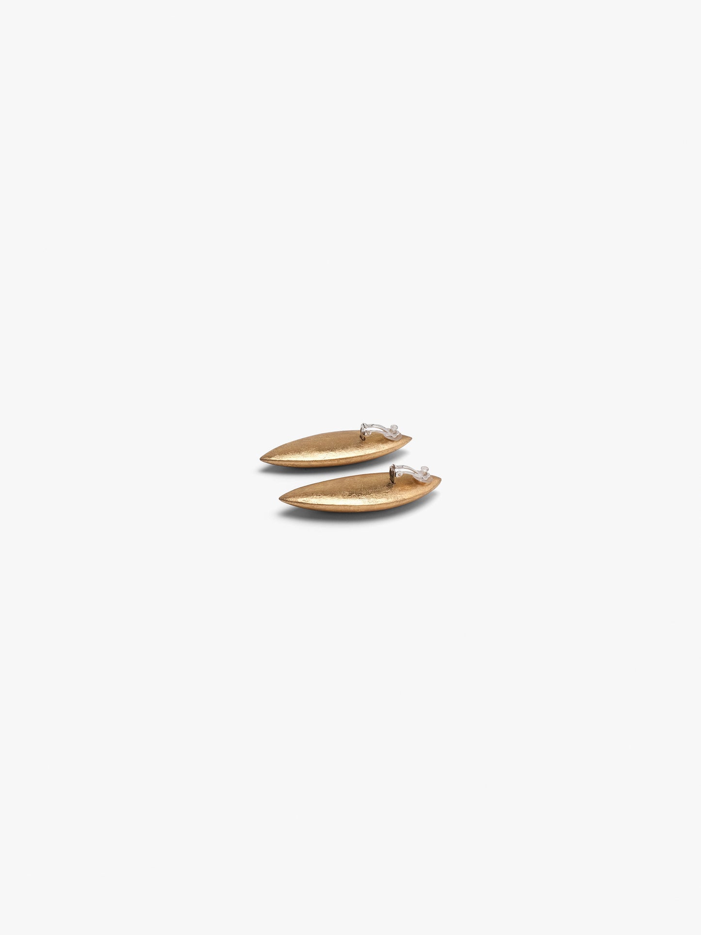 Nimara earrings: goldfoil, acacia