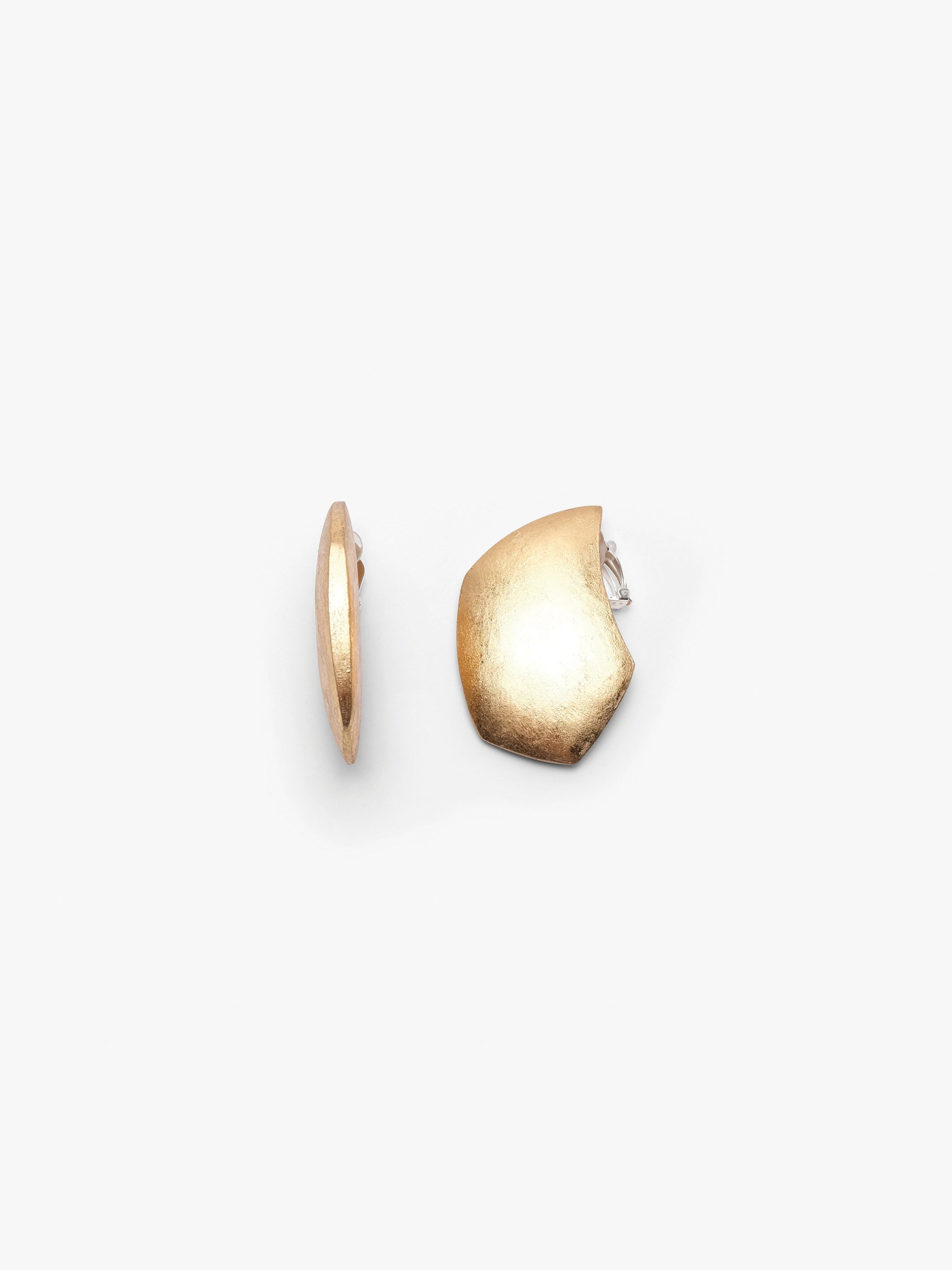 Floreva earrings: goldfoil, acacia