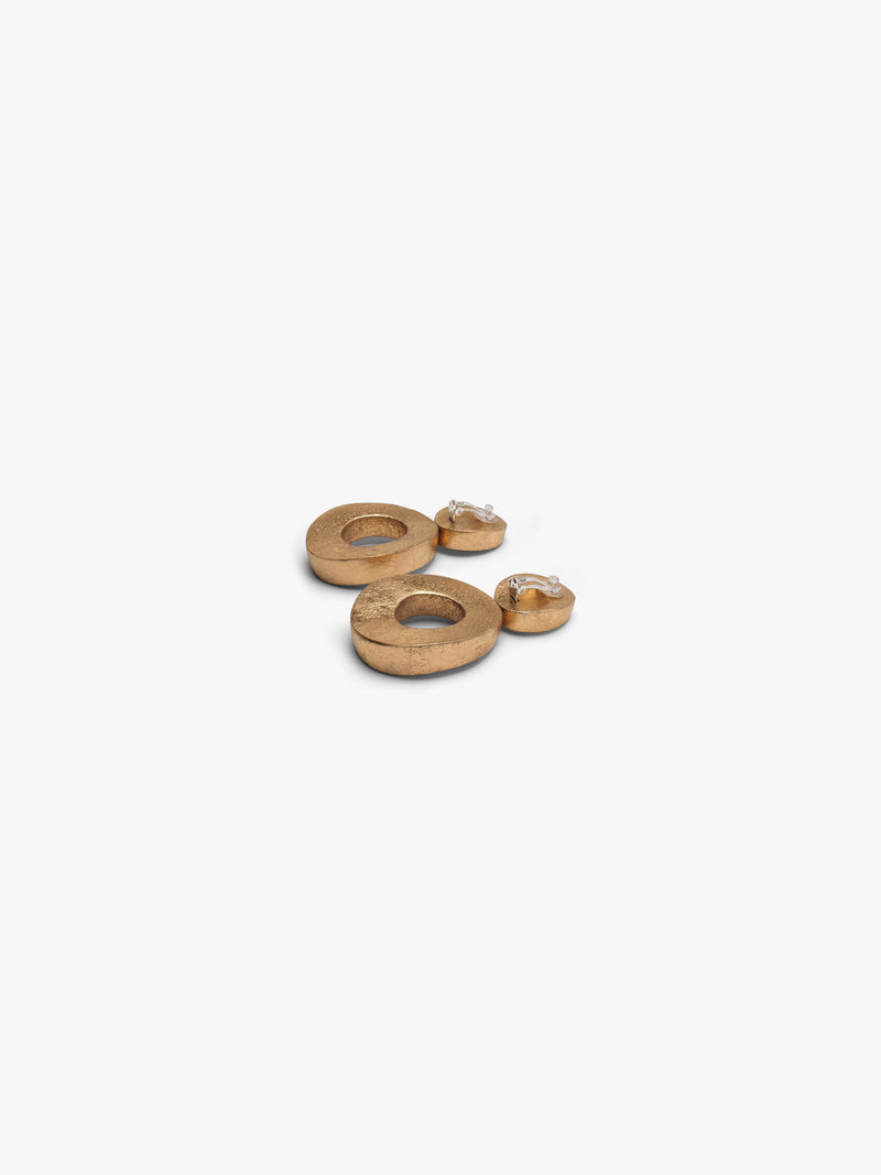 Evara earrings: acacia, goldfoil