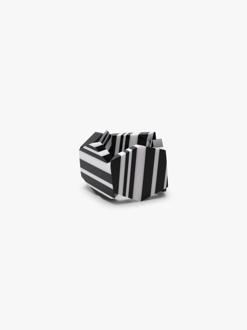 Kiro bracelet: striped greencast