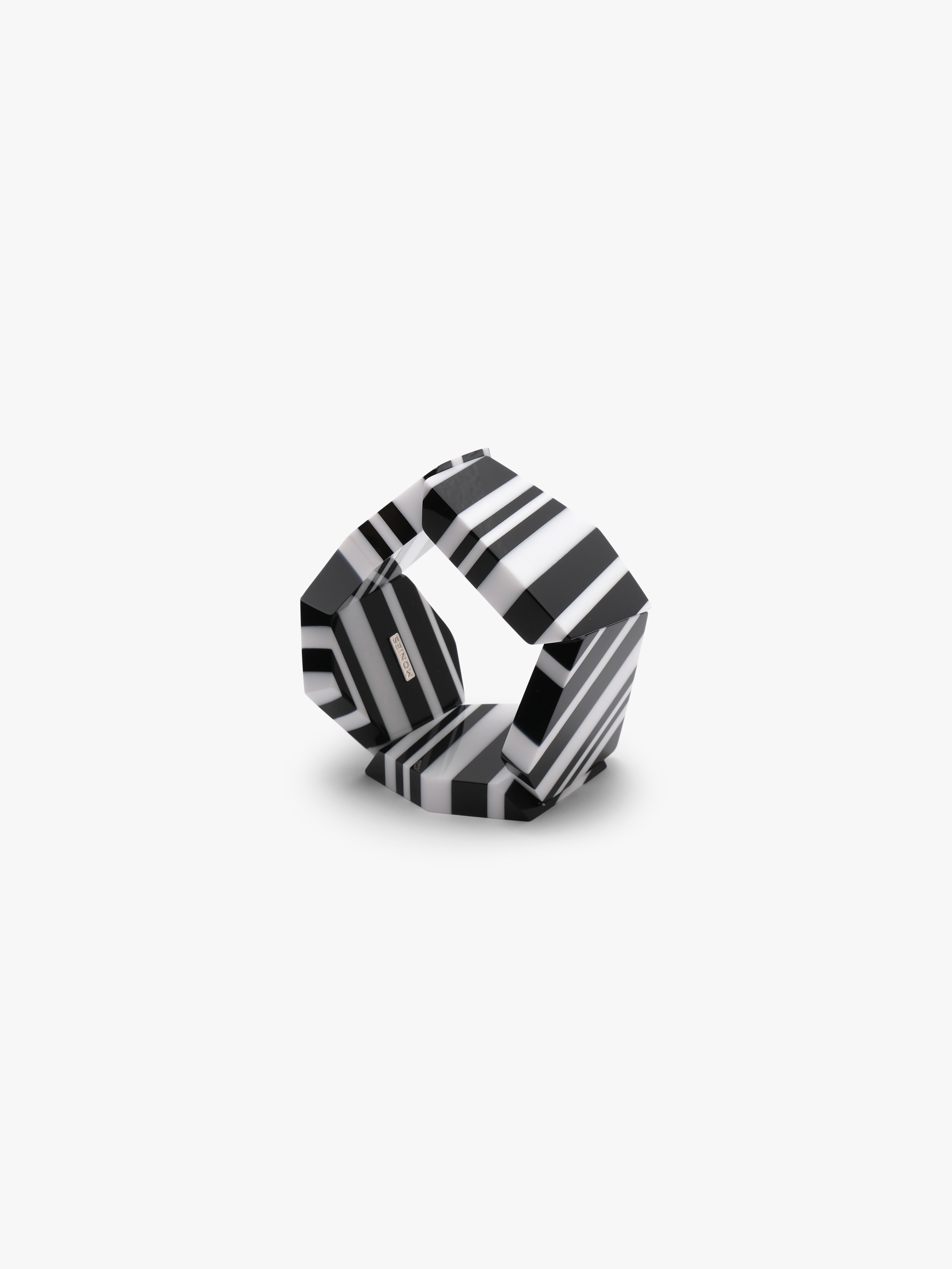 Kiro bracelet: striped greencast