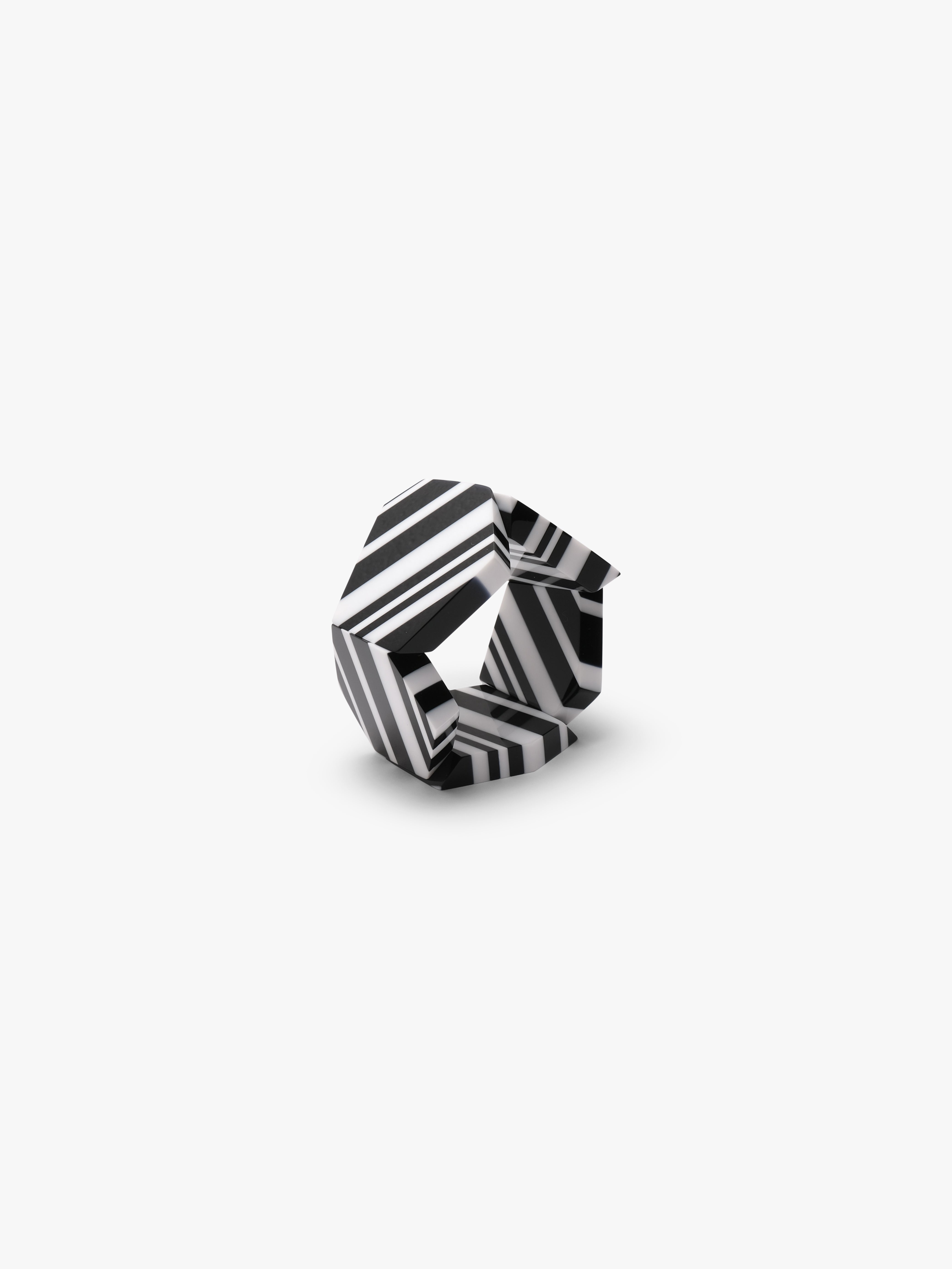 Kiro bracelet: striped greencast