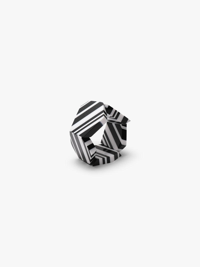 Kiro bracelet: striped greencast