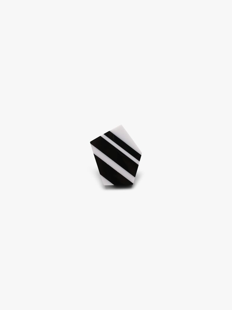 Shema ring: striped greencast