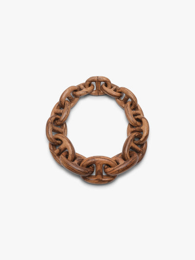 Ibra necklace: zebrano wood