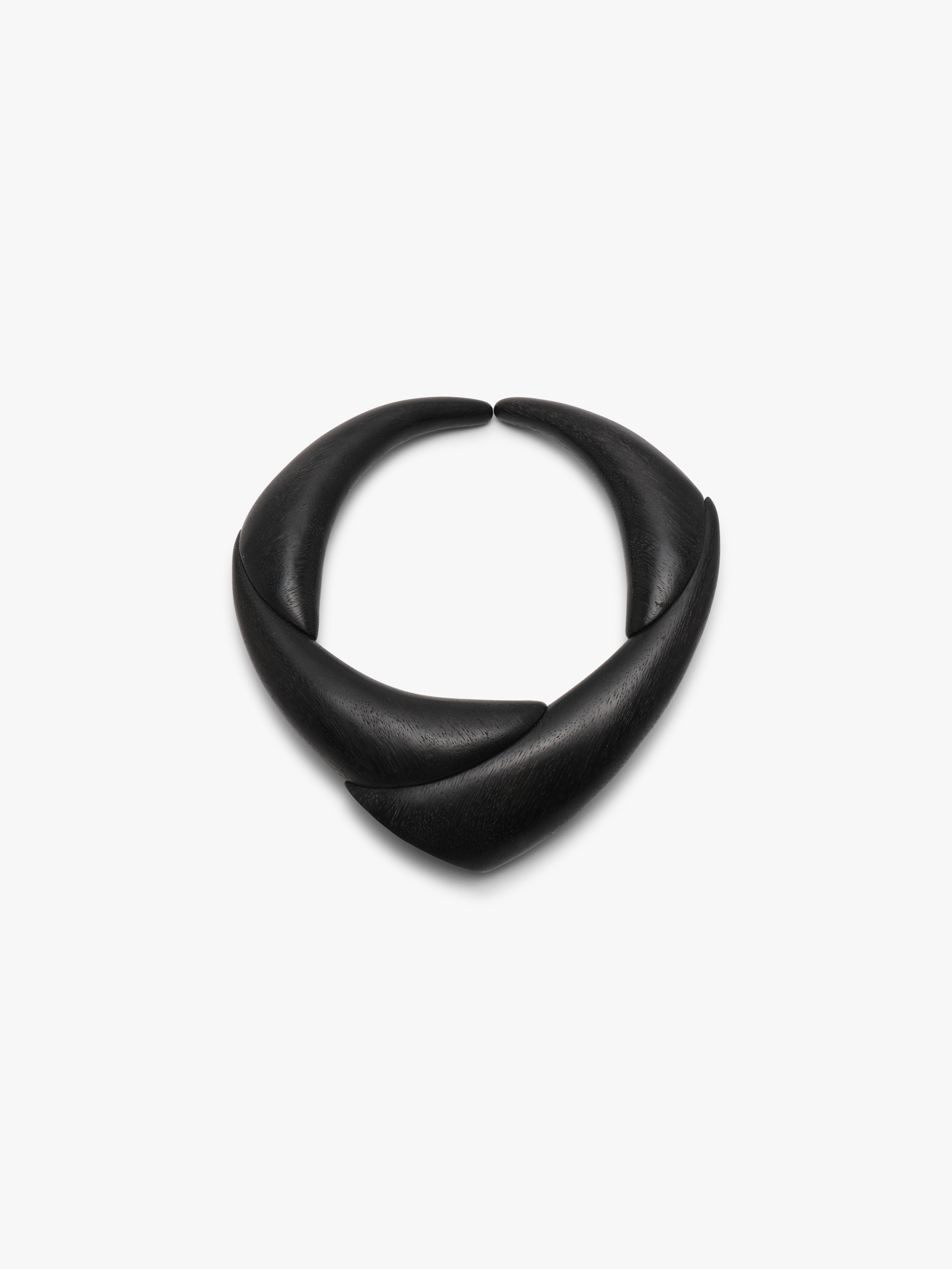 Zawa necklace: black acacia