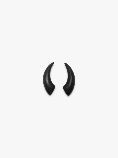 Ema earrings: black acacia