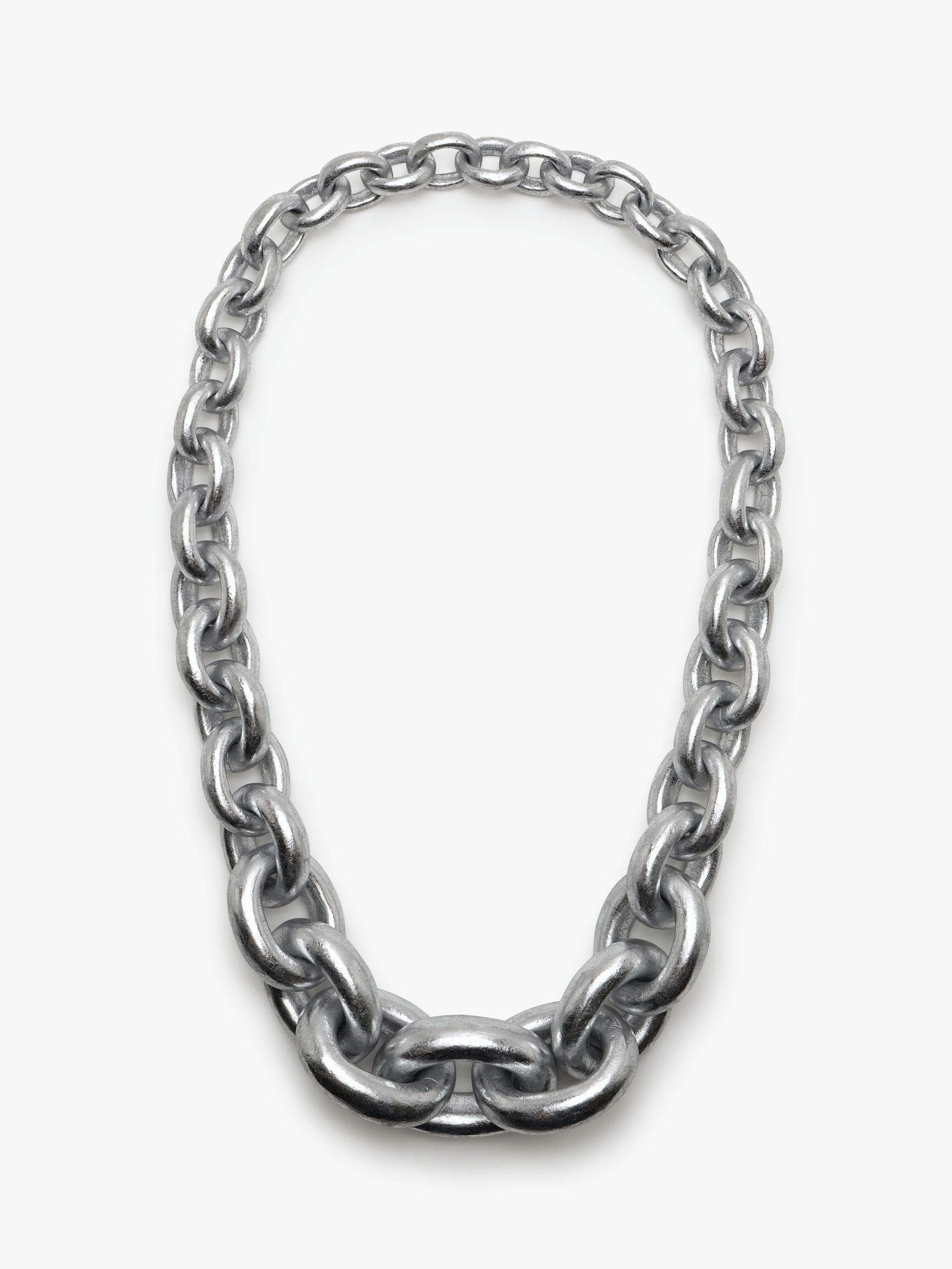 Shanghai necklace: silverfoil