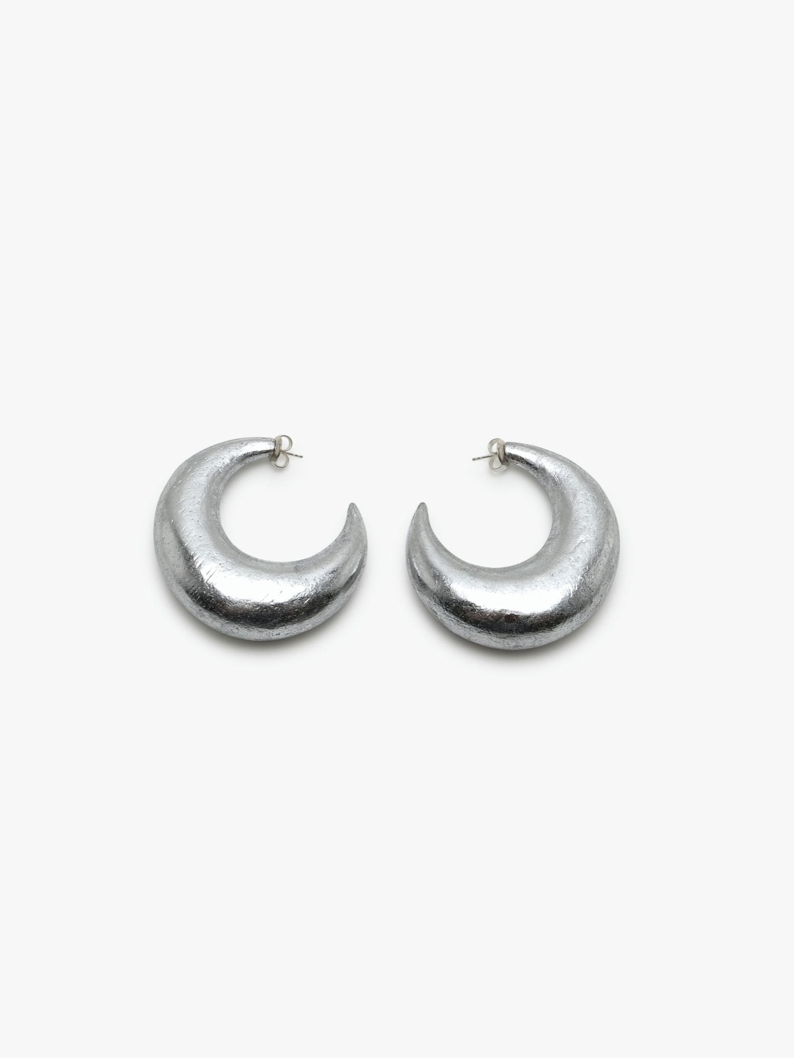 ☆TATIANA☆ Silver 925 Glitter Moonboat Earrings EC3071 MUSINSA公式 | TATIANA (Silver 925) Glitter Moonboat Earrings