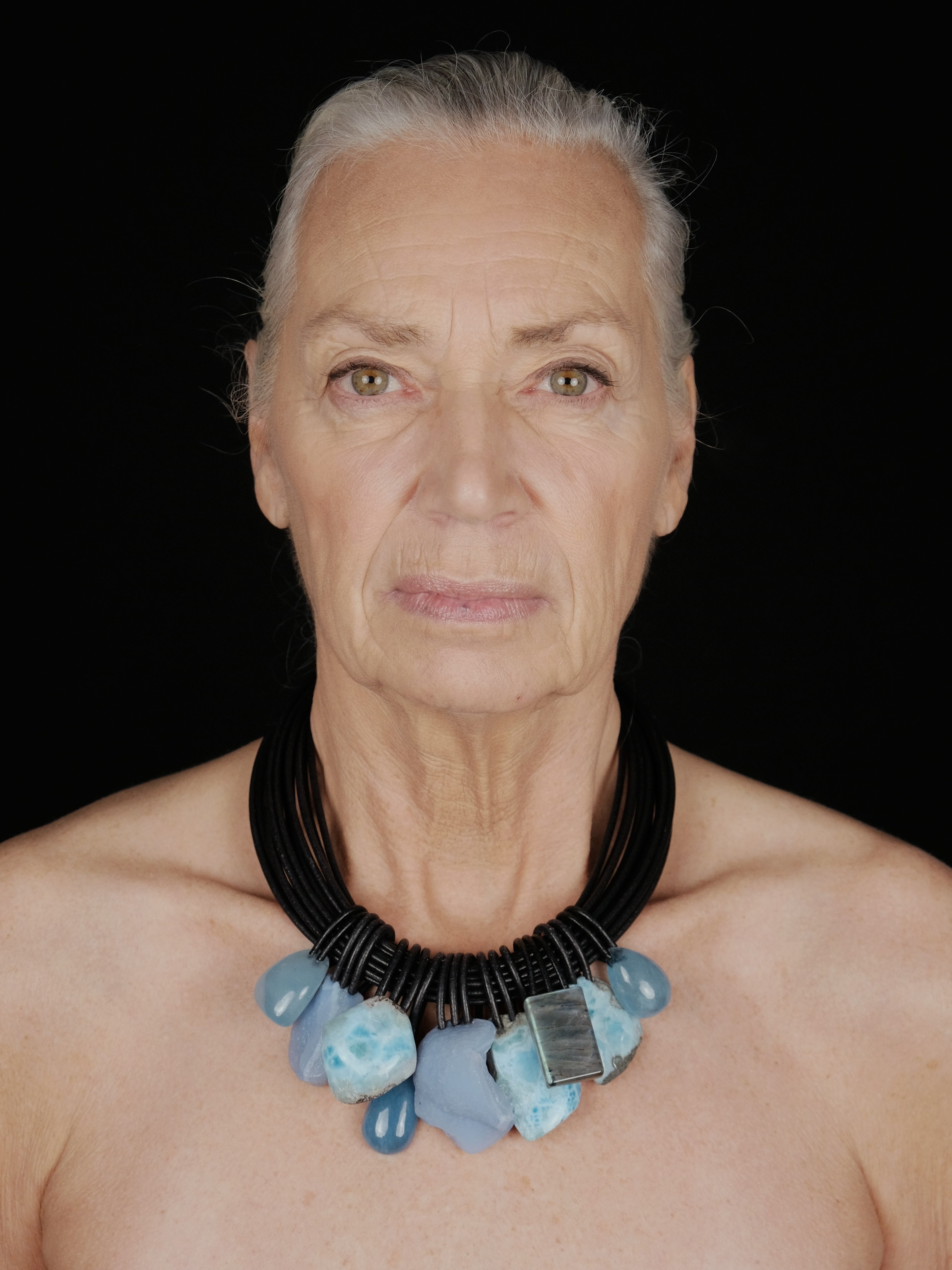 Necklace: multi materials