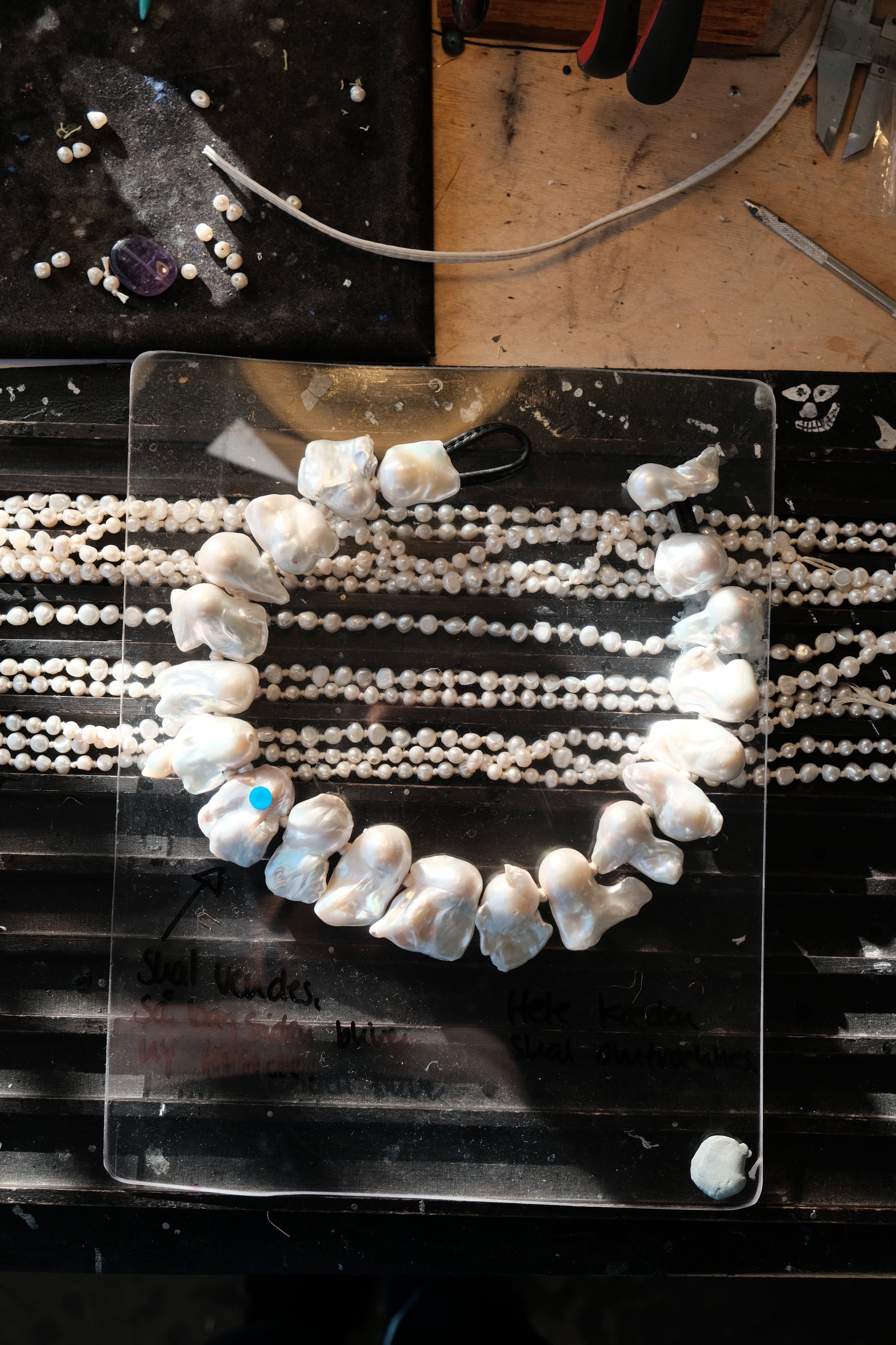 Baroque pearl jewelry