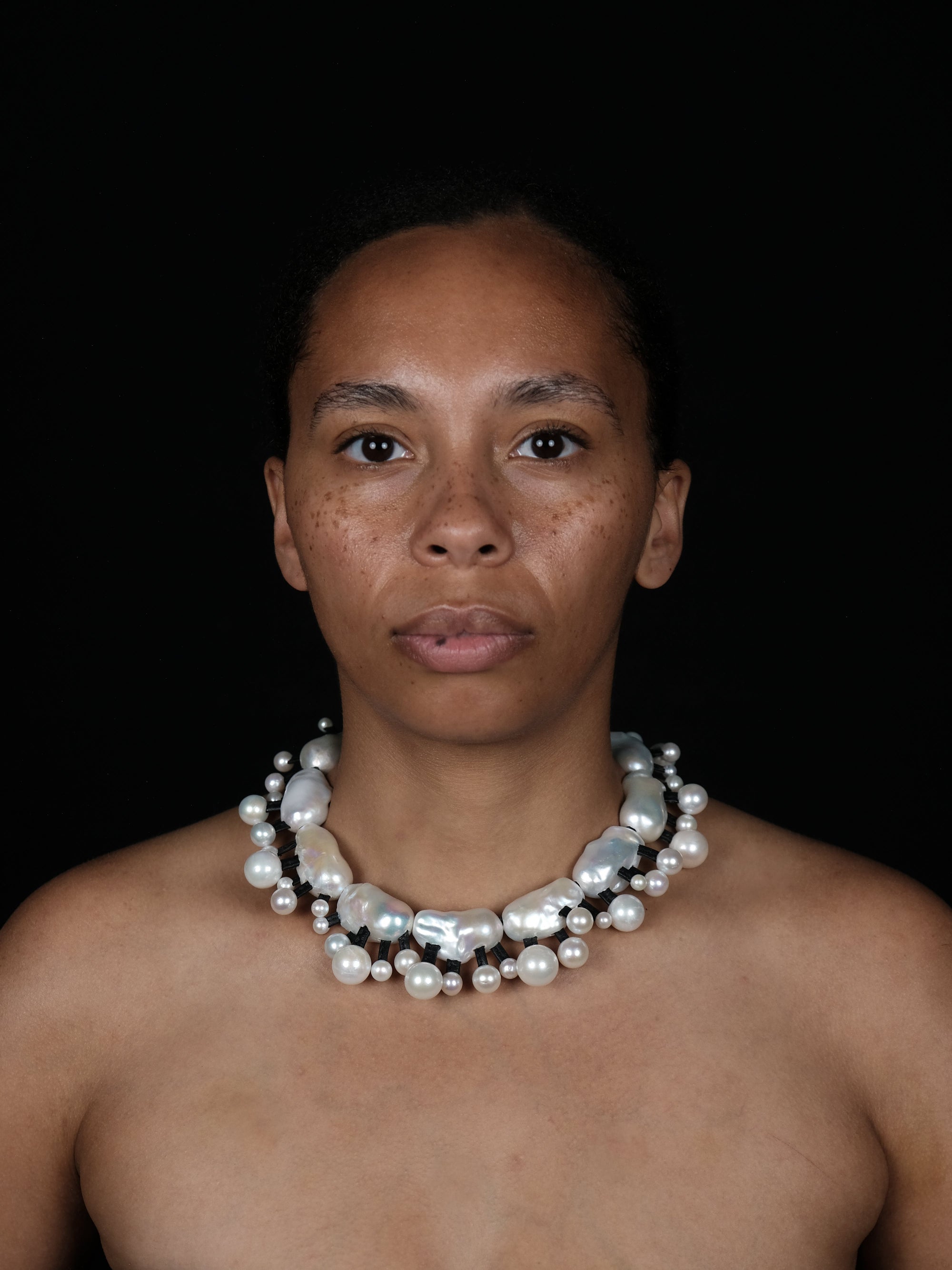 Necklace: baroque pearl, freshwater pearl