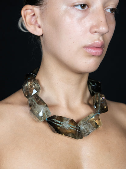 Necklace: citrine