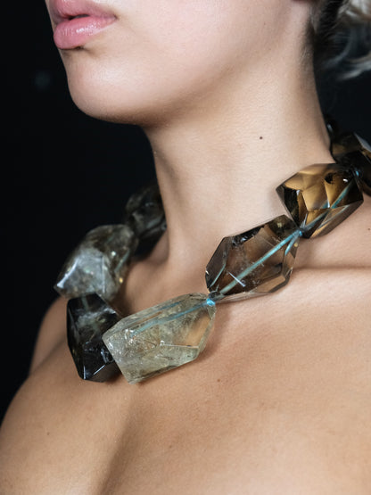 Necklace: citrine