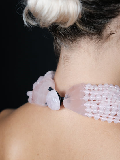 Necklace: rosequartz