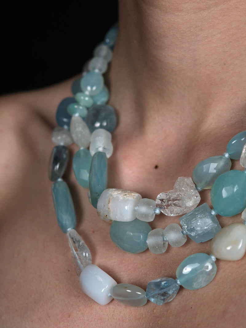 Necklace: mixed materials
