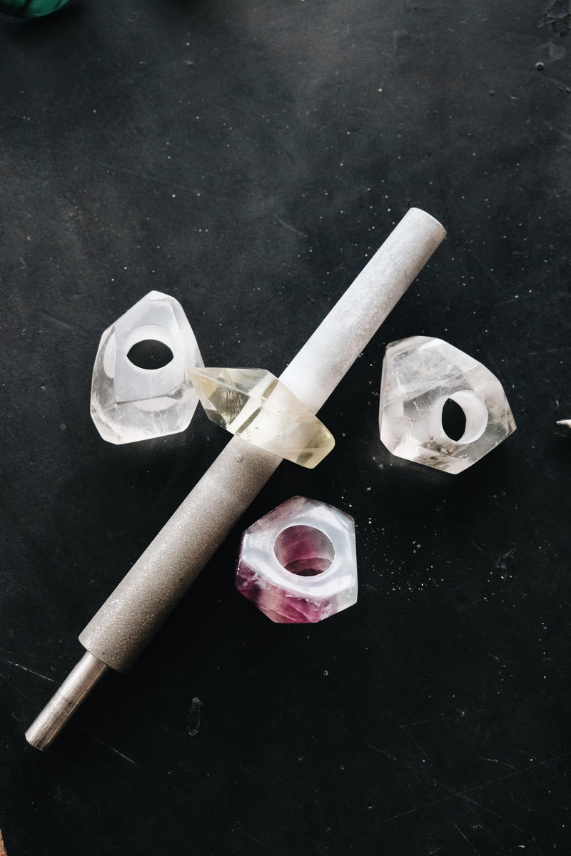 Ring: garden quartz