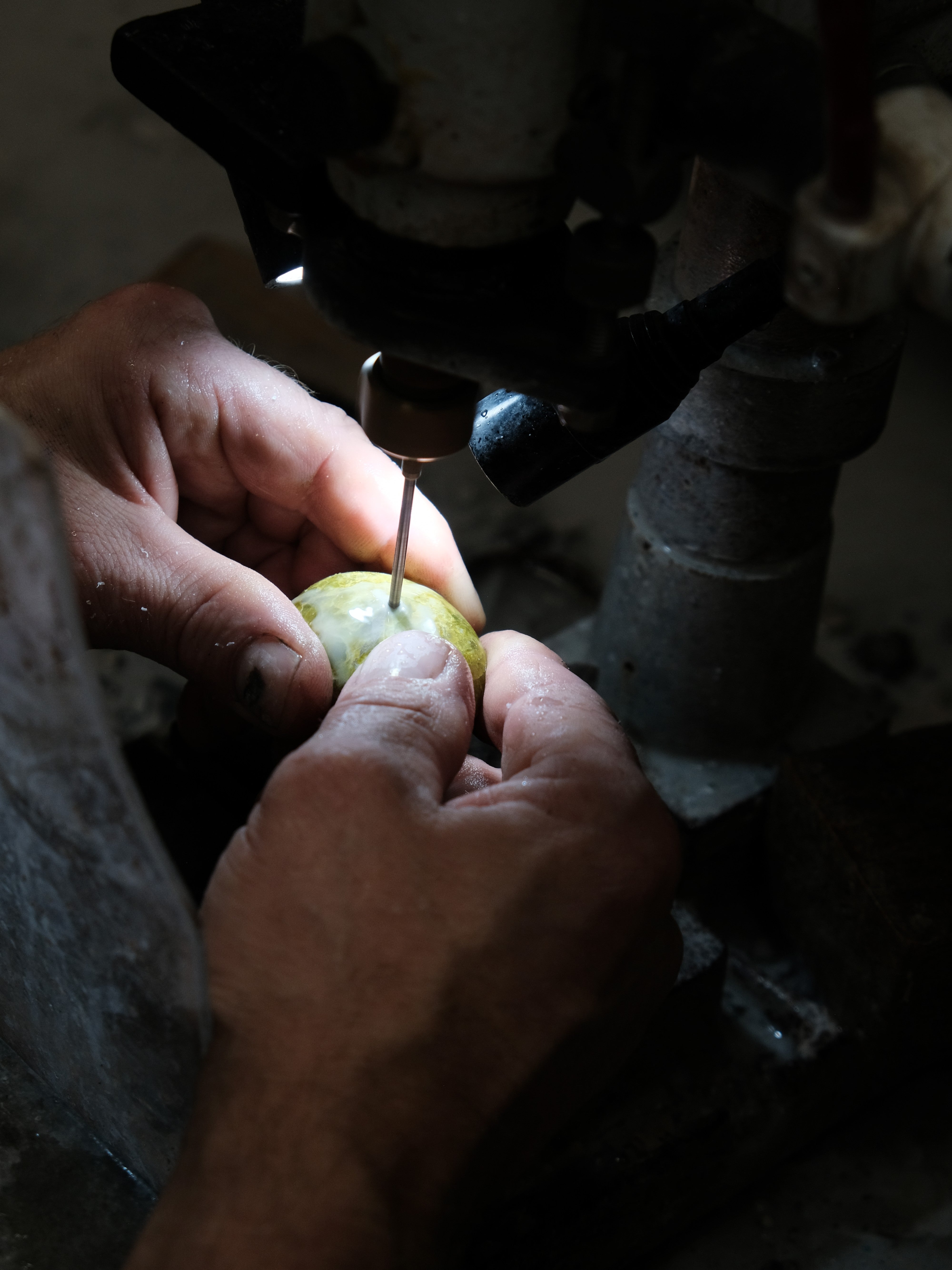 Necklace: mixed materials