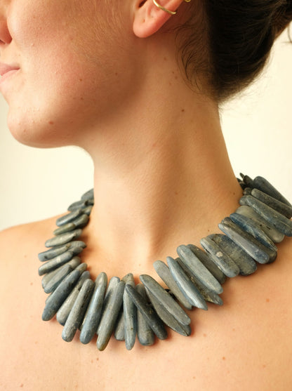 Necklace: kyanite