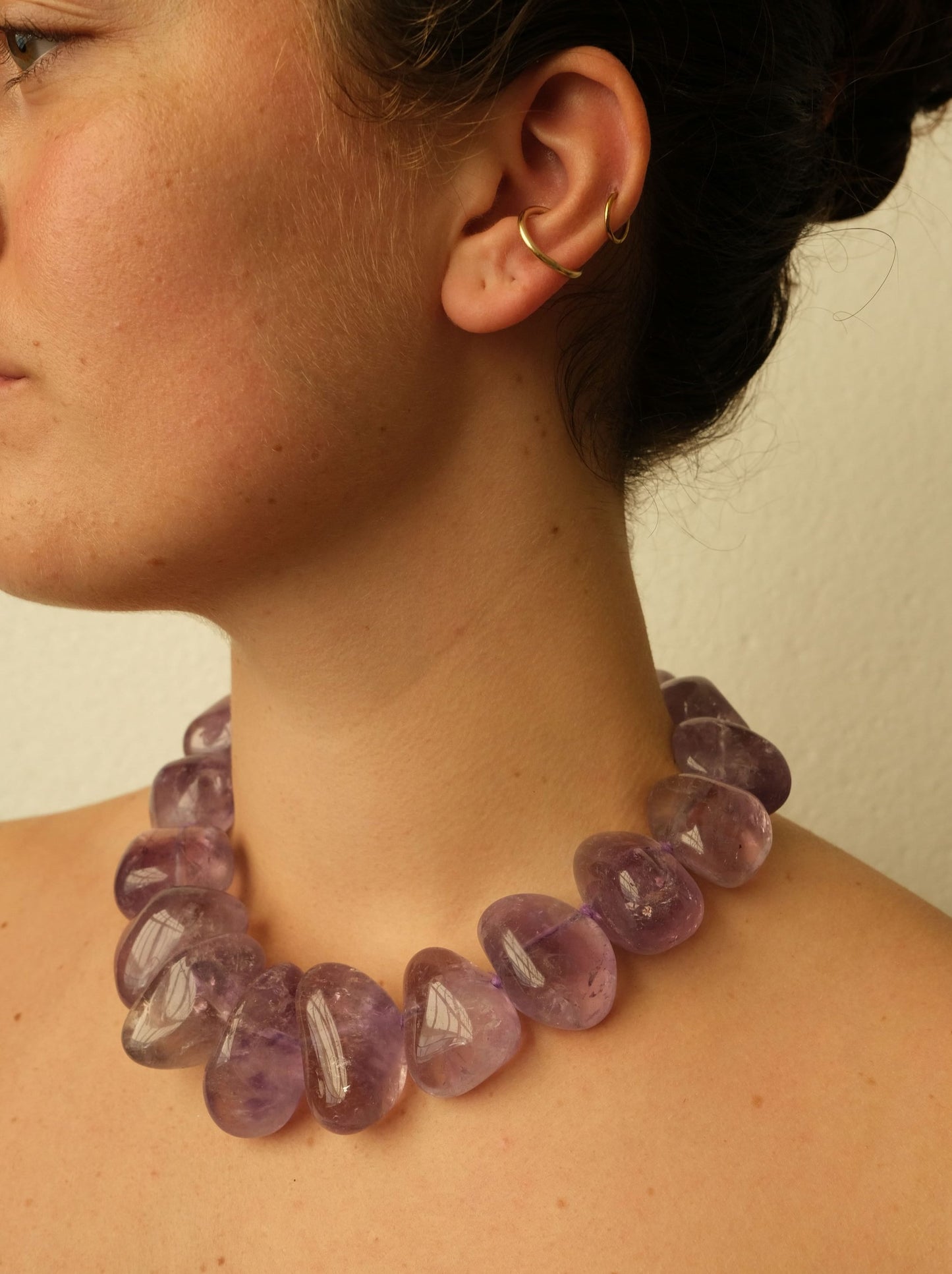 Necklace: amethyst