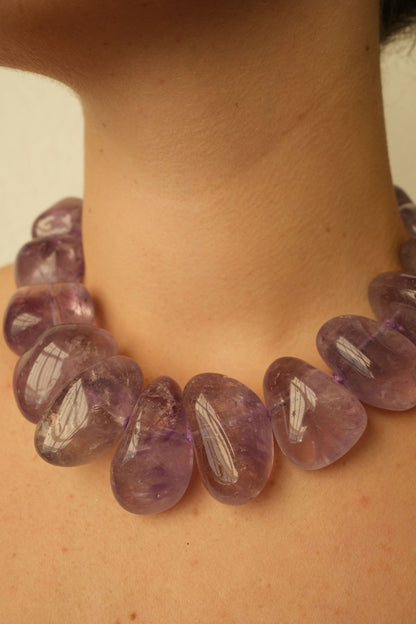 Necklace: amethyst