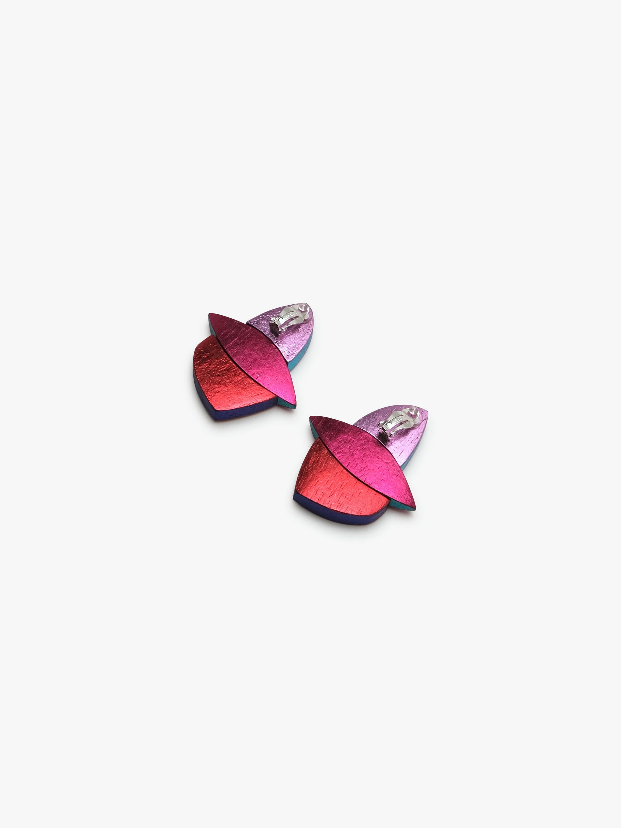 Olia earring: multi-color foil