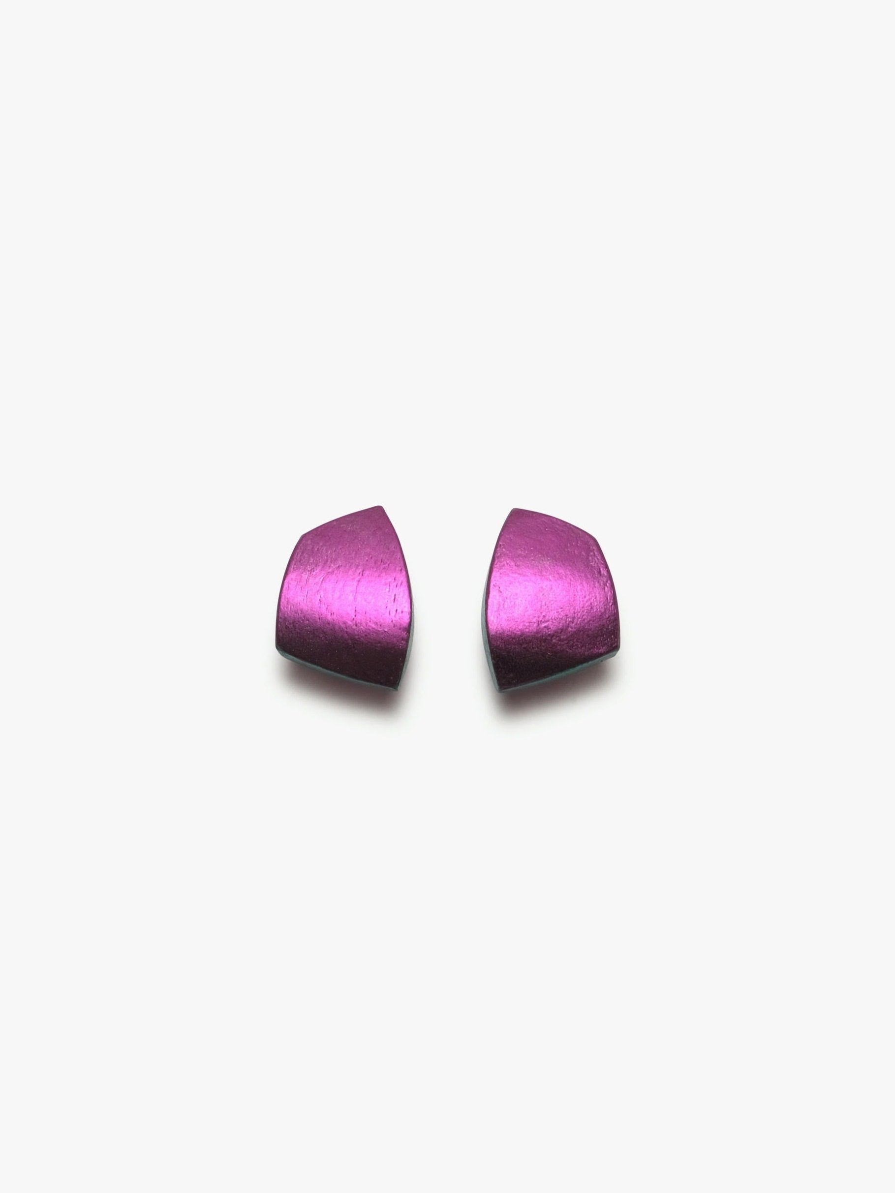 Gaia earring multi-coloured foil