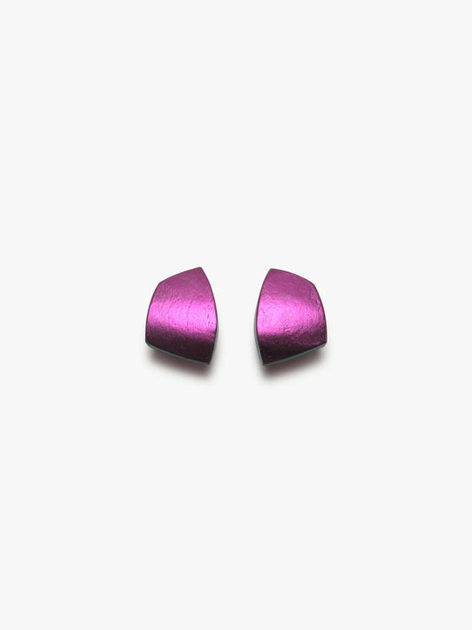 Gaia earring multi-coloured foil