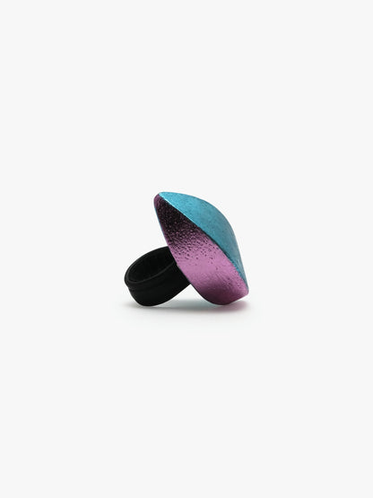 Harper ring: multi-coloured foil