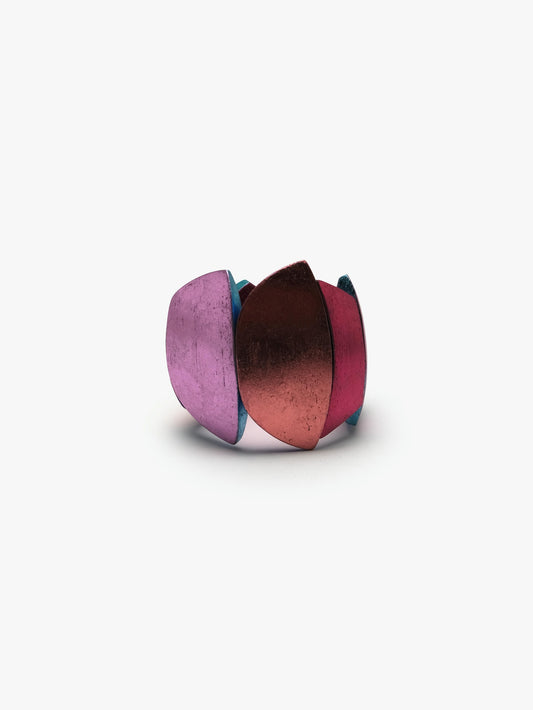 Quinn bracelet: multi-coloured foil