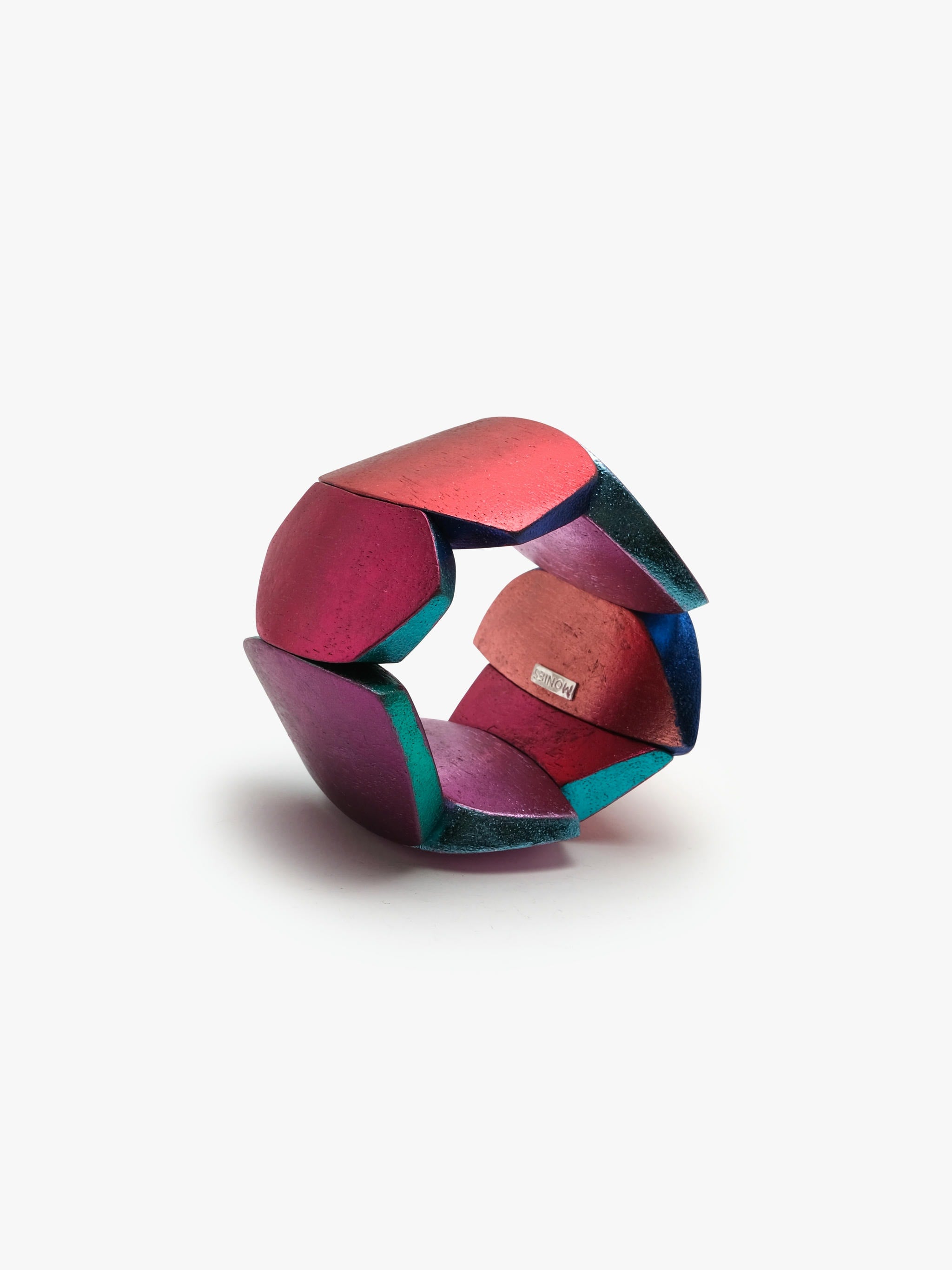 Quinn bracelet: multi-coloured foil