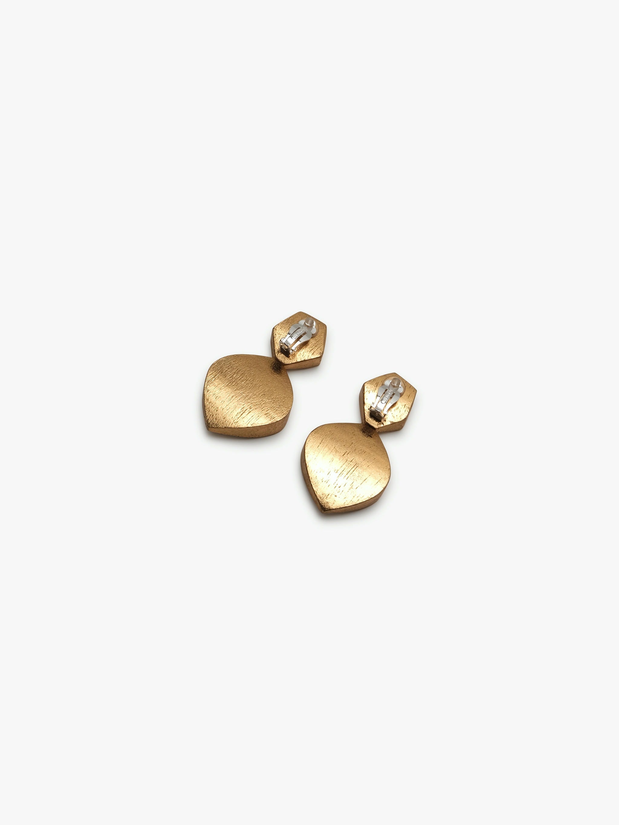 Amia earring: goldfoil