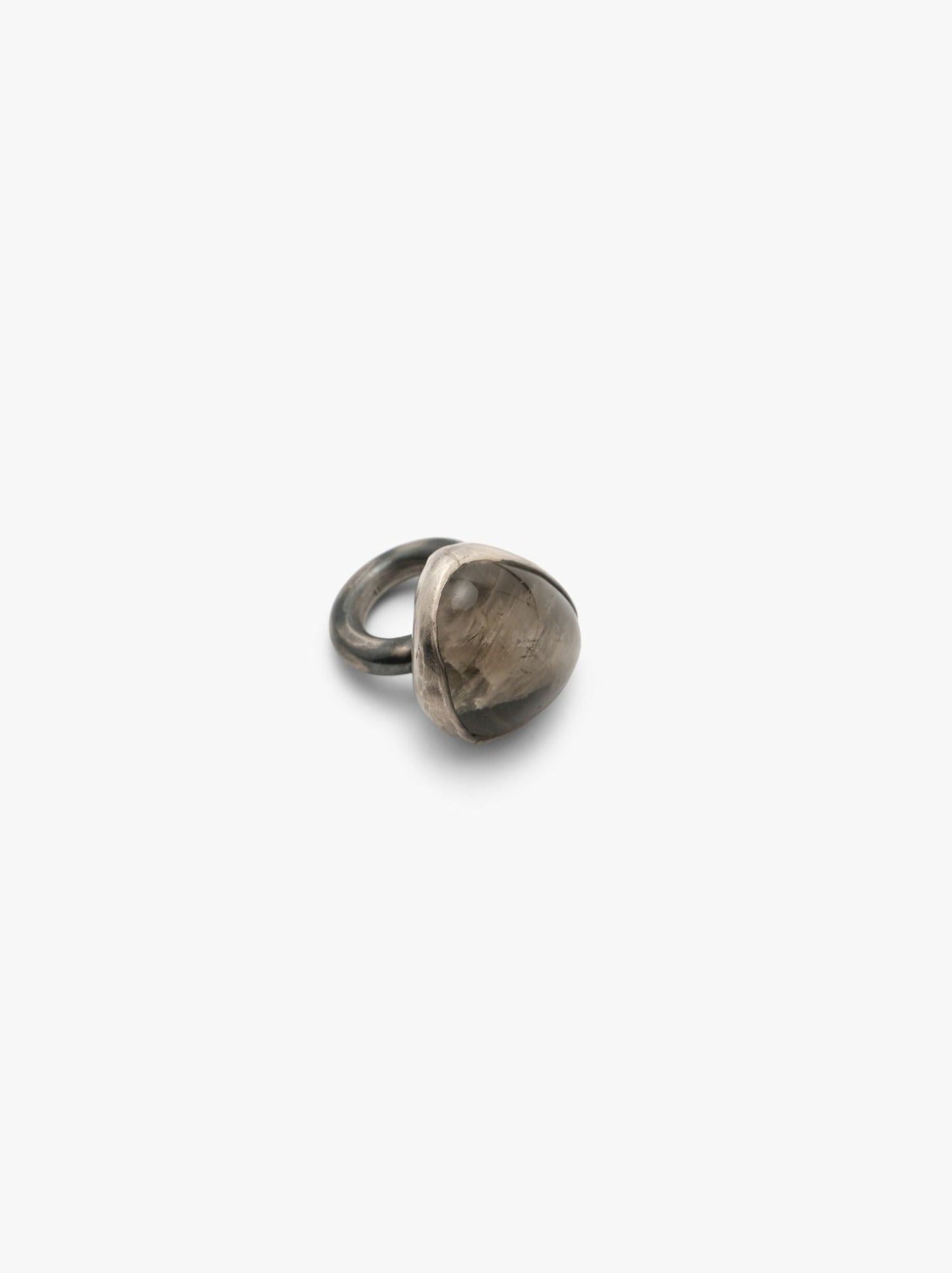 Ring: quartz, silver