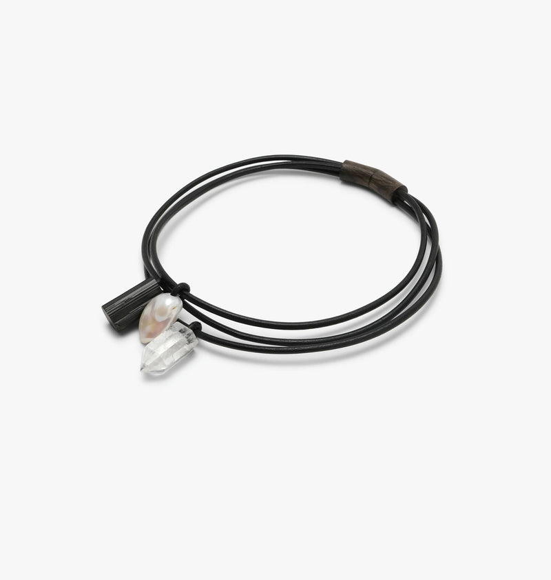 Marbre necklace: mixed materials