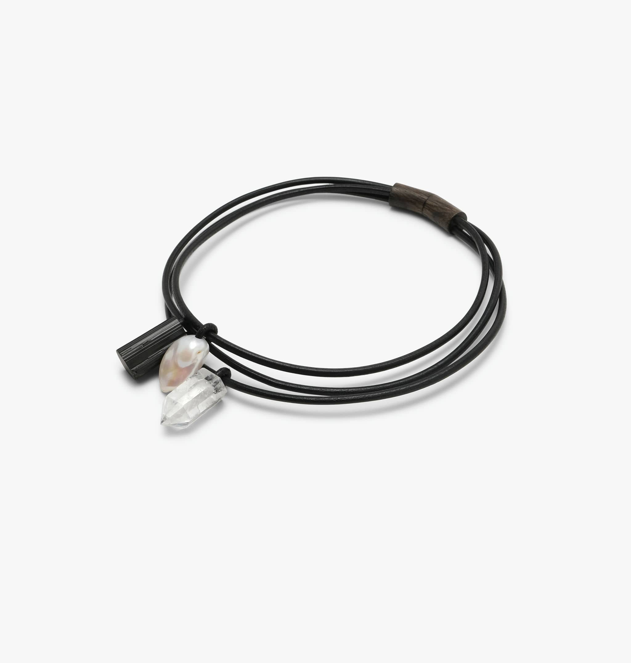 Marbre necklace: mixed materials