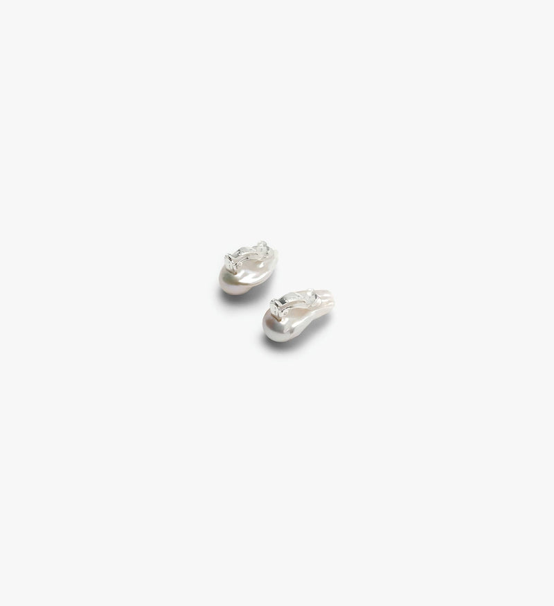 Marée earrings: baroque pearls