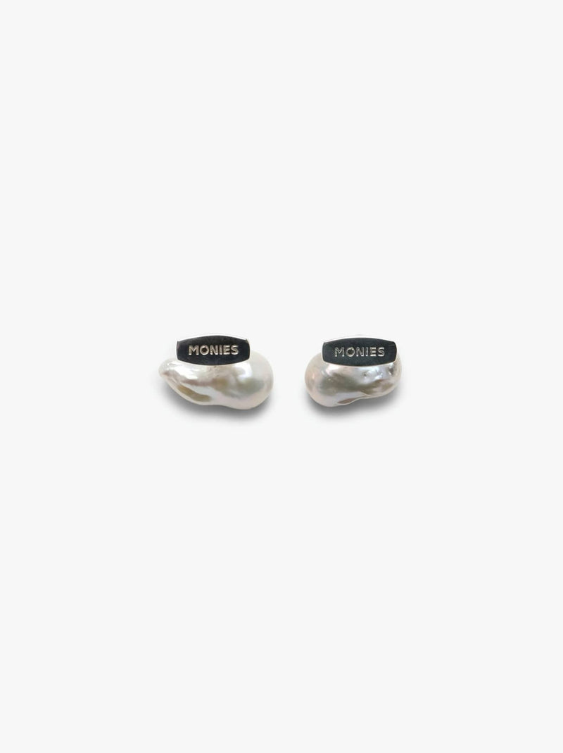 Dune cuff links: baroque pearl