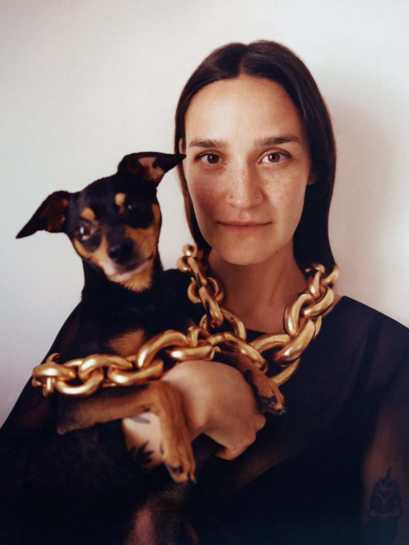 Catena necklace: goldfoil