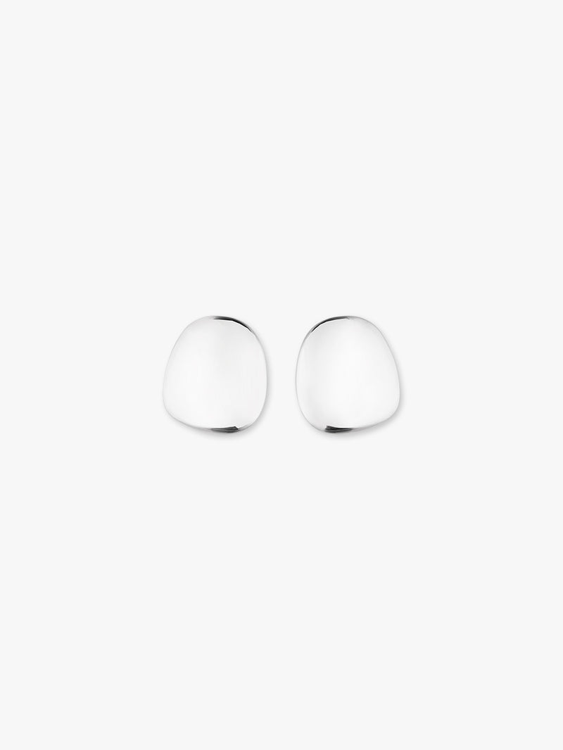 Anniversary earclips: sterling silver