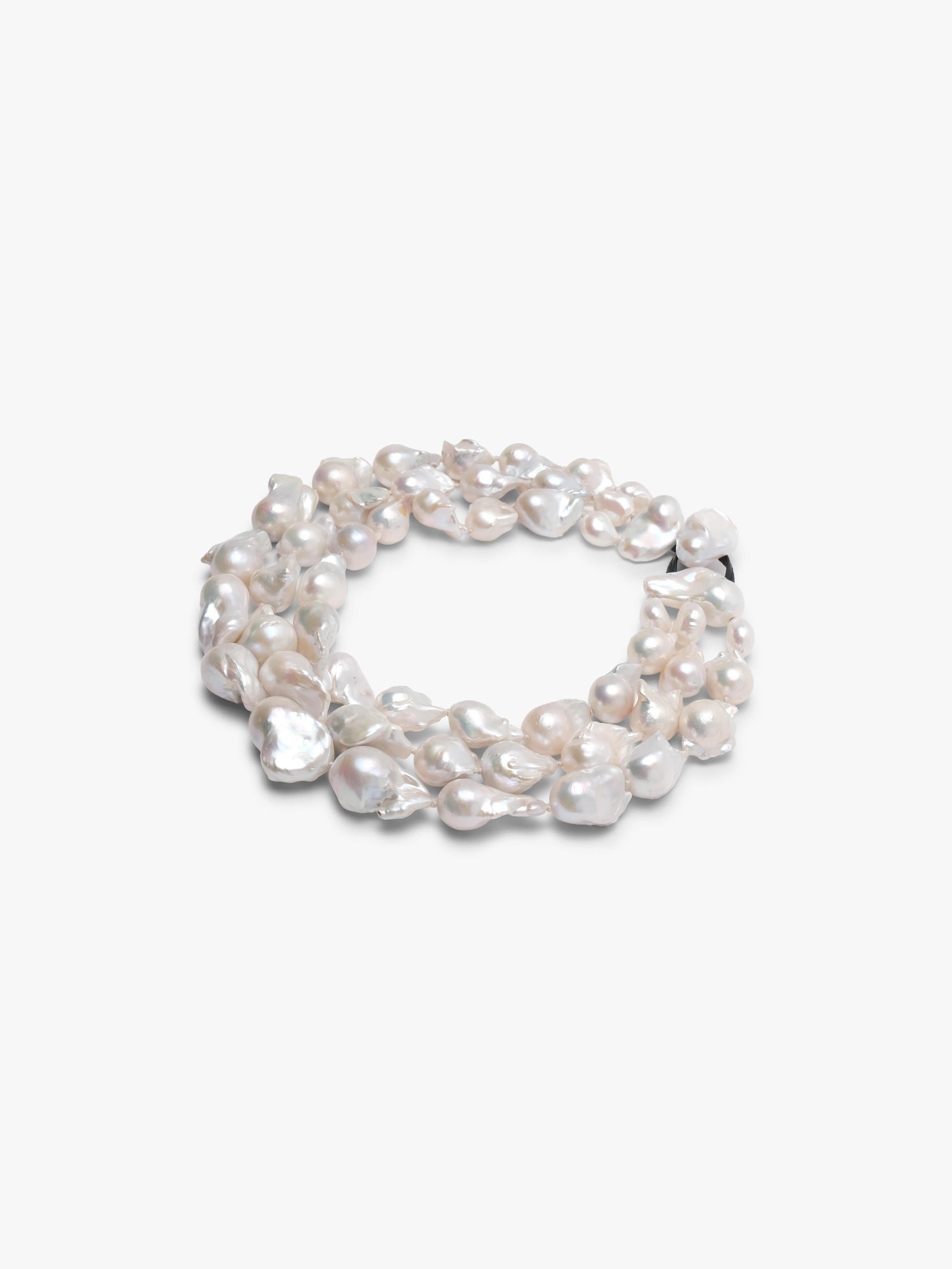 Necklace: baroque pearls