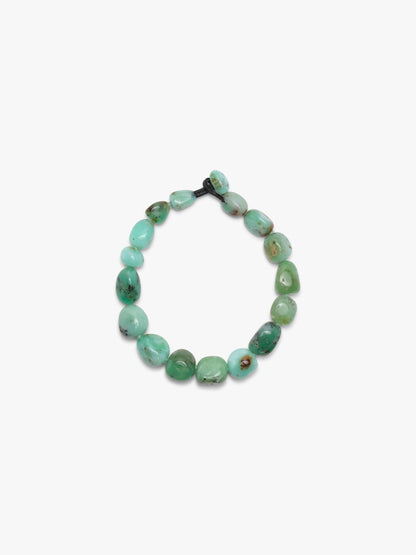 Necklace: chrysoprase