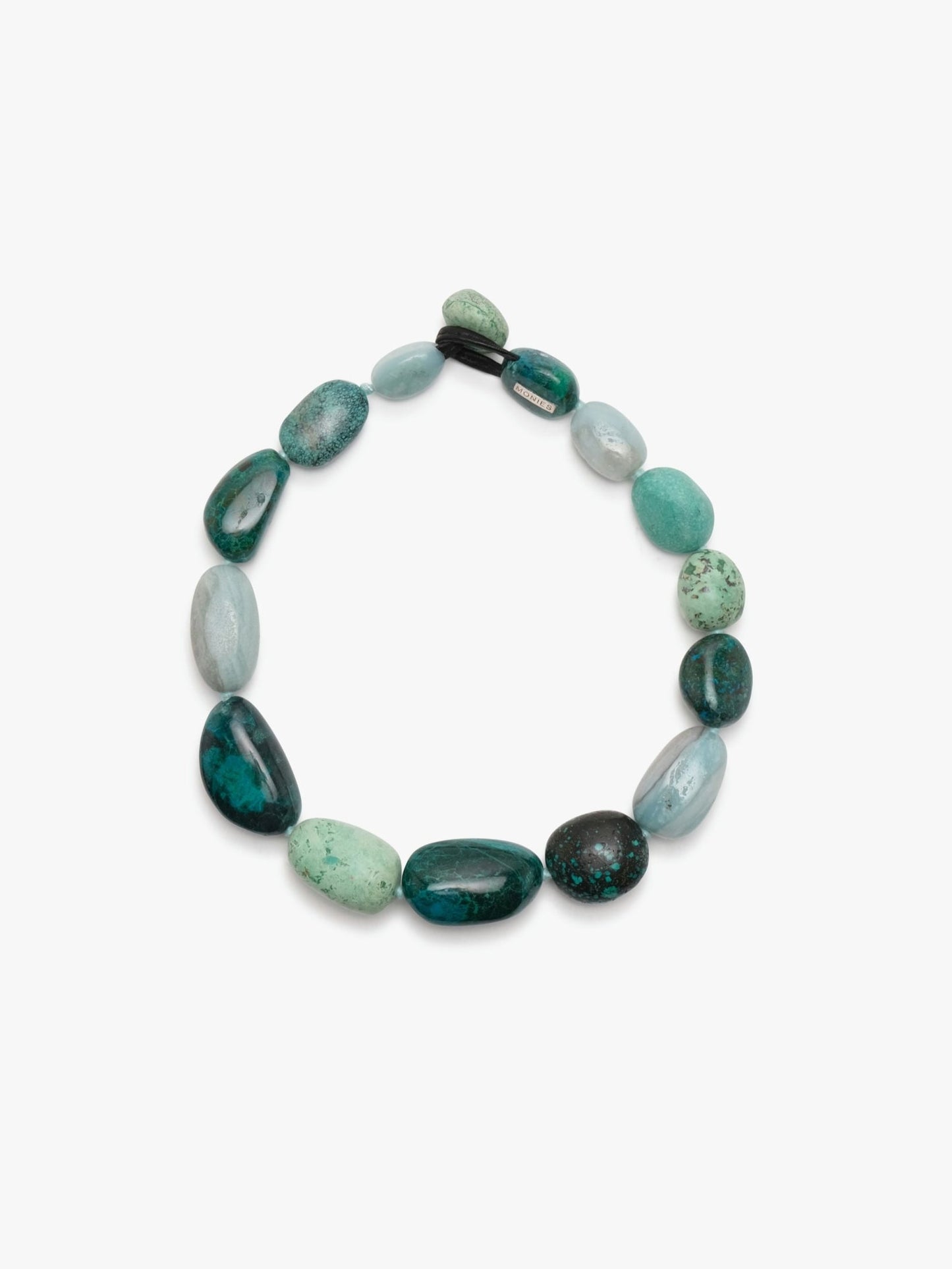 Necklace: chrysocolla, turquoise, amazonite