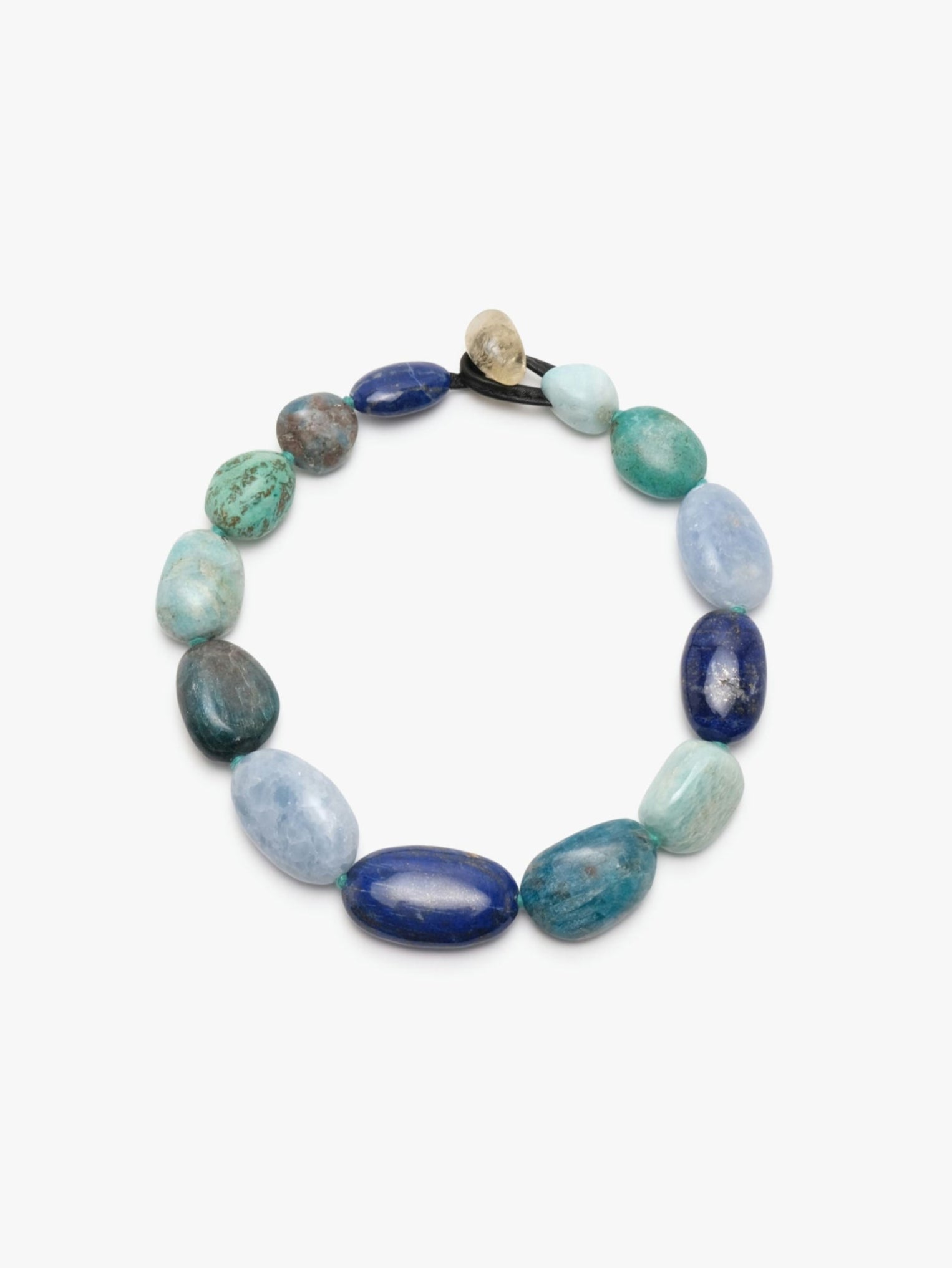 Necklace: multi materials