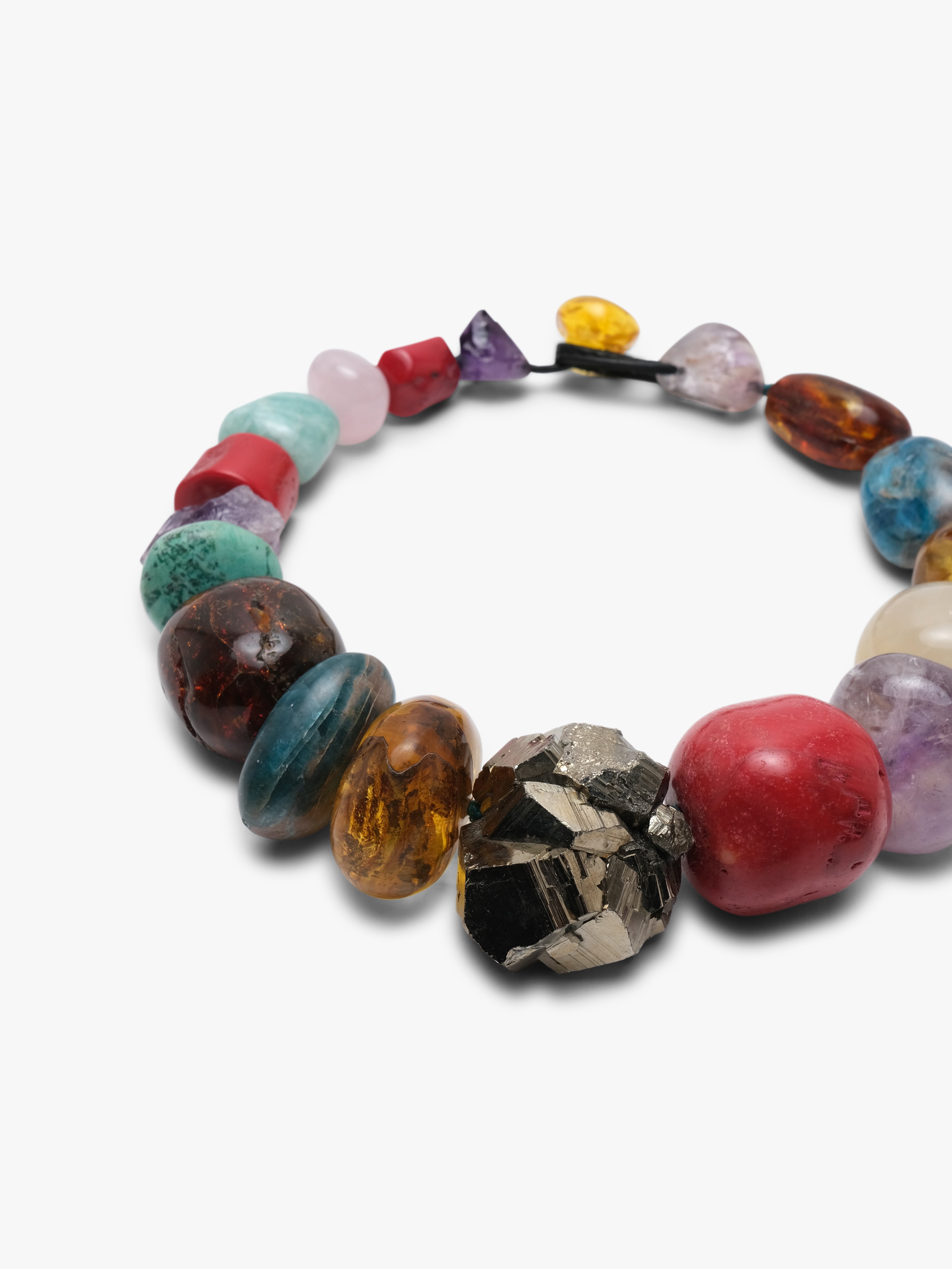 Necklace: multi materials