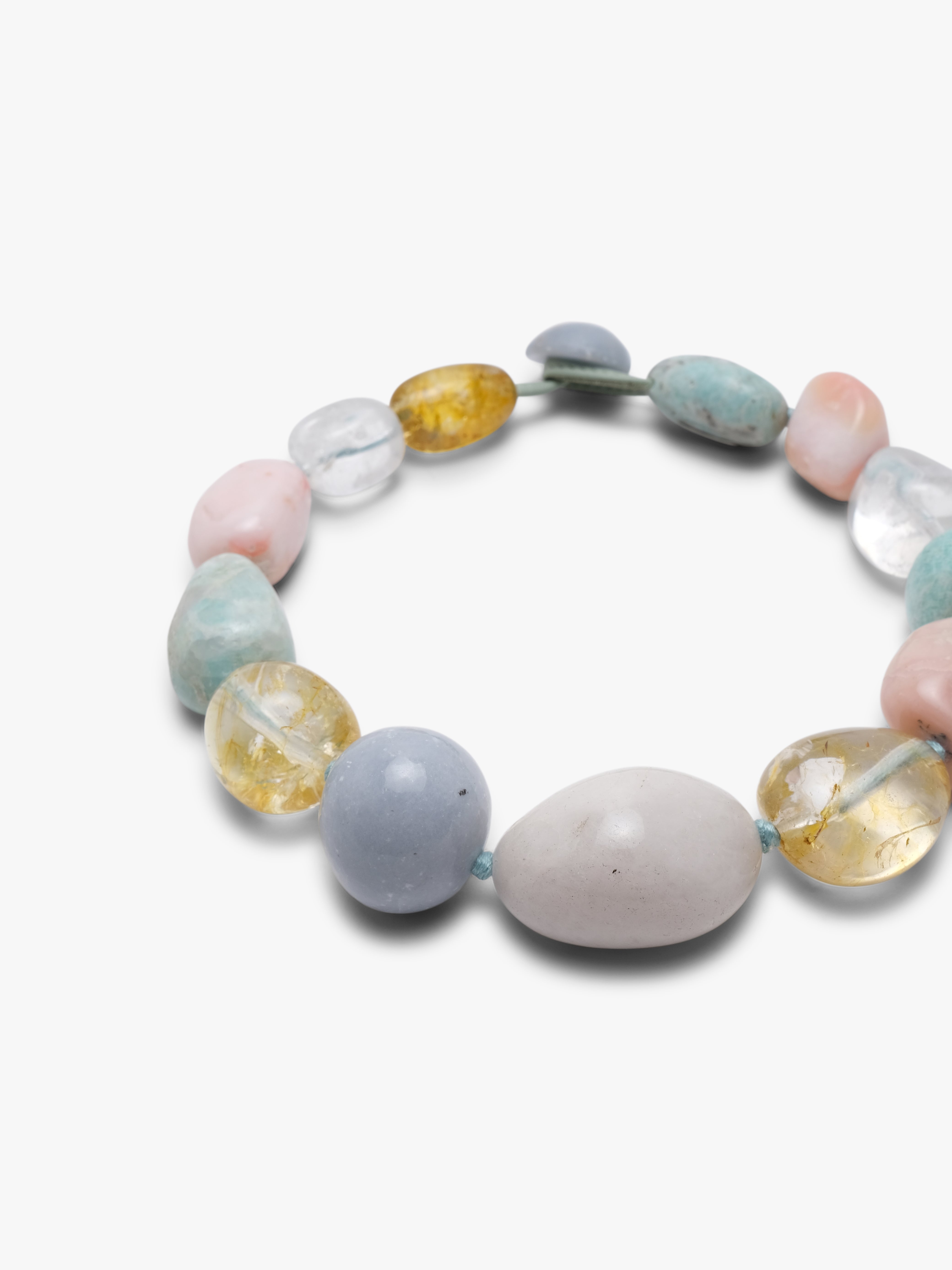 Necklace: multi materials